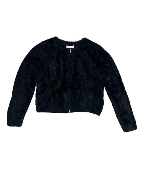 United store(ユナイテッドストア)の「シャギージップニットトップ(ニット/セーター・レディース・ブラック/グレイッシュベージュ/ホワイト・FREE)」の22枚目の写真