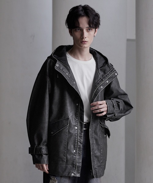 CLEL（クレイル）の「【CLEL】Military Design Mountain Parka