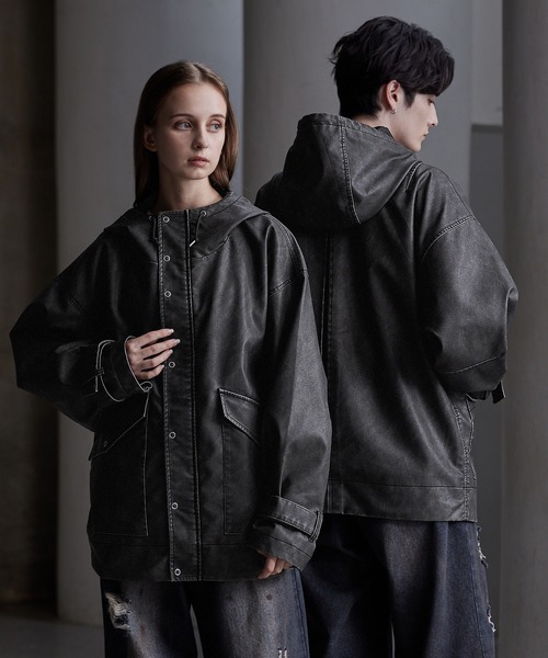 CLEL 【CLEL】 ミリタリーデザイン マウンテンパーカー CLEL】Military Design Mountain Parka/ミリタリーデザイン
