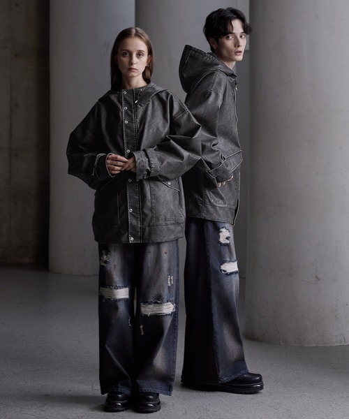 CLEL】Military Design Mountain Parka/ミリタリーデザイン マウンテン