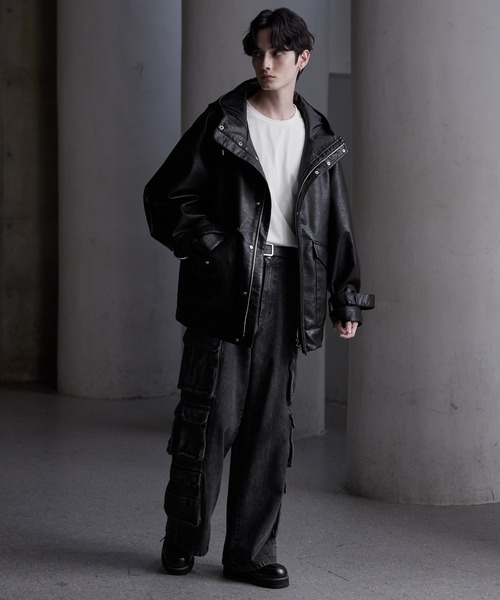 【CLEL】ミリタリーデザイン マウンテンパーカー CLEL】Military Design Mountain Parka/ミリタリーデザイン