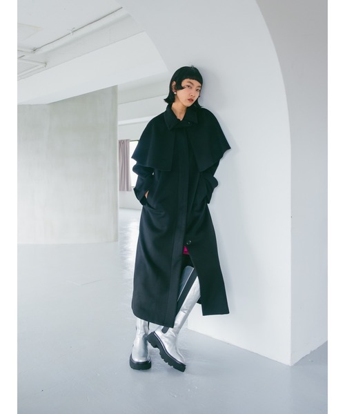 ジャケット・アウター MARTE sahara Stand Collar Coat MARTE sahara Stand Collar Coat（sahara（サハラ）の「Multi