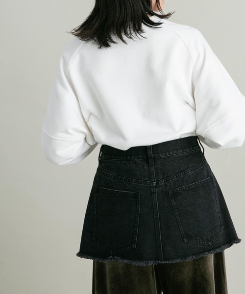 KBF（ケイビーエフ）の「『UR TECH』コンパクトスウェット（スウェット・レディース・ネイビー/オフホワイト/グレー・ONE）」の11枚目の写真