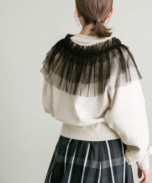 KBF（ケイビーエフ）の「『UR TECH』コンパクトスウェット（スウェット・レディース・ネイビー/オフホワイト/グレー・ONE）」の21枚目の写真