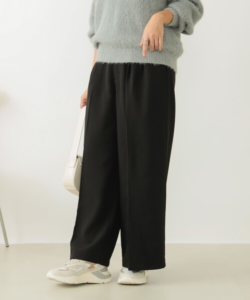 B:MING by BEAMS（ビーミングバイビームス）の「タック ワイドパンツ（その他パンツ・レディース・ブラウン系その他/ブラック/ダークグリーン・MEDIUM/SMALL）」の4枚目の写真