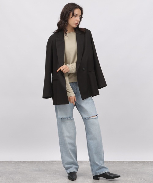 LAKOLE（ラコレ）の「カットアウトデニム / 982734（デニムパンツ・レディース・チャコールグレー/ライトブルー/ブルー・SMALL/MEDIUM/LARGE）」の18枚目の写真