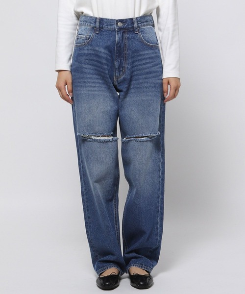 LAKOLE（ラコレ）の「カットアウトデニム / 982734（デニムパンツ・レディース・チャコールグレー/ライトブルー/ブルー・SMALL/MEDIUM/LARGE）」の11枚目の写真