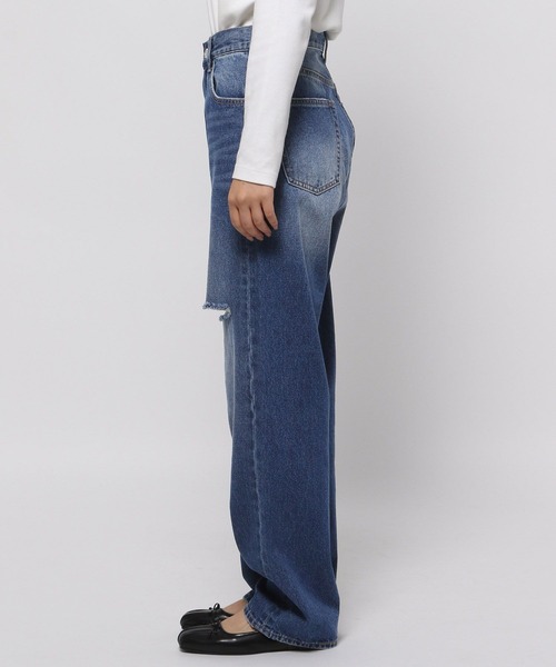 LAKOLE（ラコレ）の「カットアウトデニム / 982734（デニムパンツ・レディース・チャコールグレー/ライトブルー/ブルー・SMALL/MEDIUM/LARGE）」の14枚目の写真