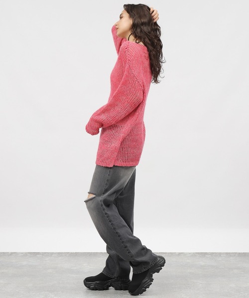 LAKOLE（ラコレ）の「カットアウトデニム / 982734（デニムパンツ・レディース・チャコールグレー/ライトブルー/ブルー・SMALL/MEDIUM/LARGE）」の10枚目の写真