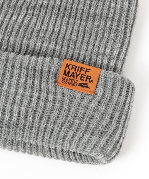 KRIFF MAYER(クリフメイヤー)の「【KRIFF MAYER(クリフメイヤー)】別注アクリルワッチ(ニットキャップ/ビーニー・メンズ・ブラック/グリーン/イエロー/グレー・FREE)」の7枚目の写真