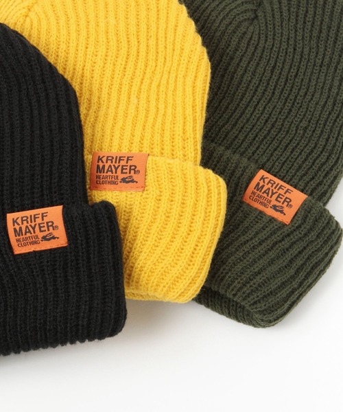 KRIFF MAYER(クリフメイヤー)の「【KRIFF MAYER(クリフメイヤー)】別注アクリルワッチ(ニットキャップ/ビーニー・メンズ・ブラック/グリーン/イエロー/グレー・FREE)」の8枚目の写真