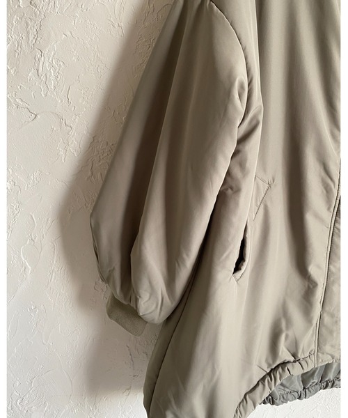 【セール】スタンドカラーフード付きロング丈中綿ダウンモンスターコート（ダウンジャケット/コート）｜She's Closet（シーズクローゼット）