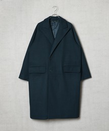 【cuffne(カフネ)】オーバーサイズニットメルトンチェスターコート