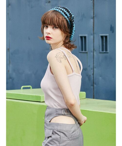 jouetie（ジュエティ）の「クロシェベレー（ハンチング/ベレー帽・レディース・ブラック/ブラウン・FREE）」の9枚目の写真