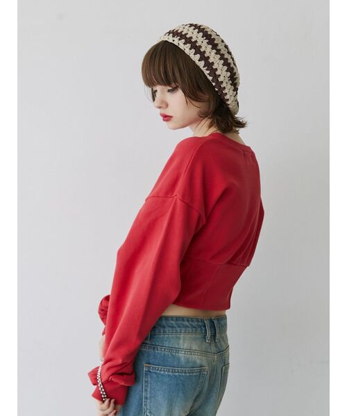 jouetie（ジュエティ）の「クロシェベレー（ハンチング/ベレー帽・レディース・ブラック/ブラウン・FREE）」の17枚目の写真