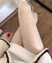 mini ribbon sheer tights