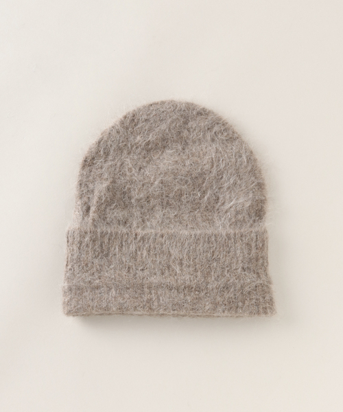 AP STUDIO（エーピーストゥディオ）の「【Soft Goat/ソフトゴート】beanie（ニットキャップ/ビーニー・レディース・ベージュ・FREE）」の3枚目の写真