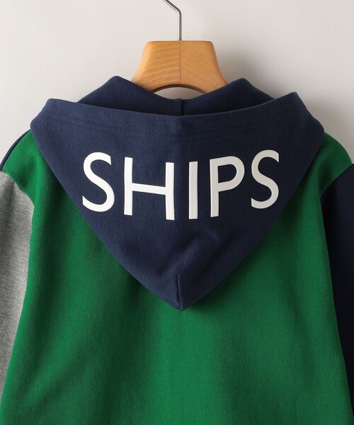SHIPS(シップス)の「SHIPS KIDS:100~130cm / ロゴ フード ジップ パーカー(カーディガン/ボレロ・キッズ・ヘザーグレー/マルチ/ネイビー・120/130/110/100)」の20枚目の写真
