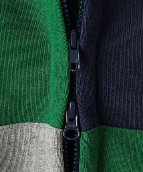 SHIPS(シップス)の「SHIPS KIDS:100~130cm / ロゴ フード ジップ パーカー(カーディガン/ボレロ・キッズ・ヘザーグレー/マルチ/ネイビー・120/130/110/100)」の21枚目の写真