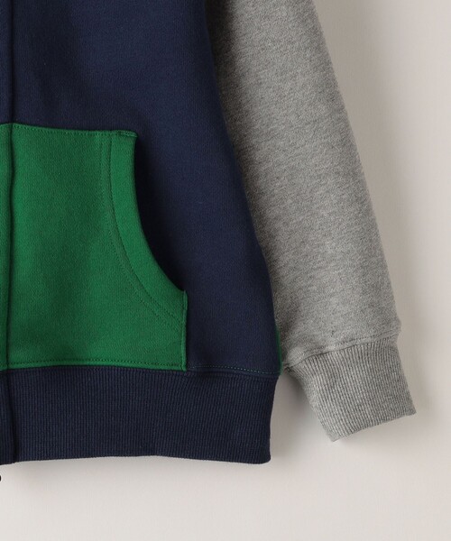 SHIPS(シップス)の「SHIPS KIDS:100~130cm / ロゴ フード ジップ パーカー(カーディガン/ボレロ・キッズ・ヘザーグレー/マルチ/ネイビー・120/130/110/100)」の22枚目の写真