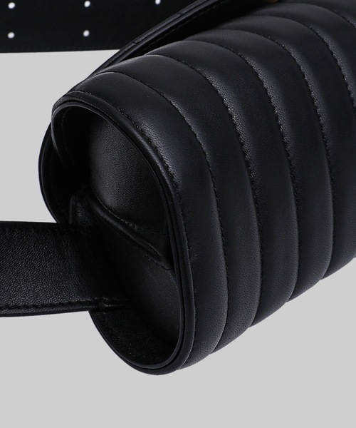 JIL SANDER(ジルサンダー)の「CANNOLO SM QUILTED(ショルダーバッグ・レディース・ブラック/ナチュラル・UNI)」の6枚目の写真