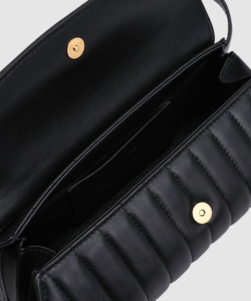 JIL SANDER(ジルサンダー)の「CANNOLO SM QUILTED(ショルダーバッグ・レディース・ブラック/ナチュラル・UNI)」の7枚目の写真