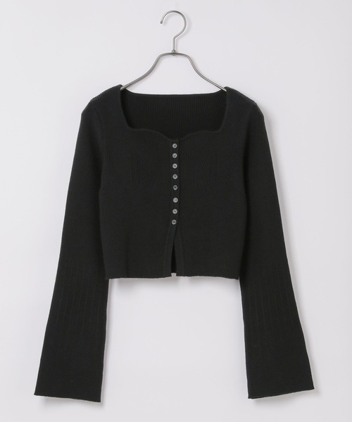 ♡ページ Heather（ヘザー）の「ハートネックデザインニット 102410