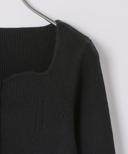 Heather（ヘザー）の「ハートネックデザインニット  102410（ニット/セーター・レディース・アイボリー/ブラック/グレー・FREE）」の18枚目の写真