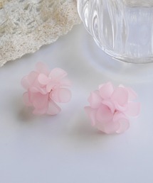 【 Jelly moo / ジェリームー 】 フラワー モチーフ ピアス