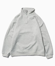 ハーフジップ スウェット