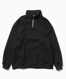 ハーフジップ スウェット
