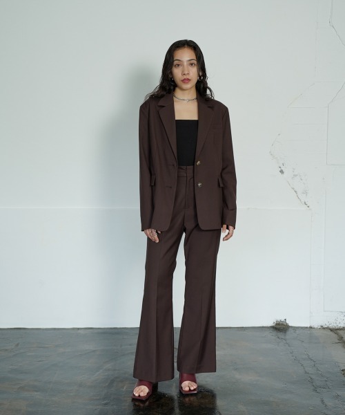 CIEL'AIR(シエルエアー)の「Back Slit Trouser(その他パンツ・レディース・ブラウン/カーキ・M/L)」の6枚目の写真