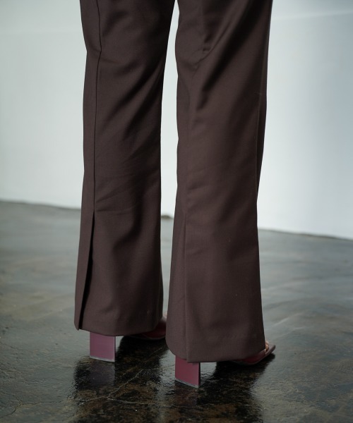 CIEL'AIR(シエルエアー)の「Back Slit Trouser(その他パンツ・レディース・ブラウン/カーキ・M/L)」の9枚目の写真