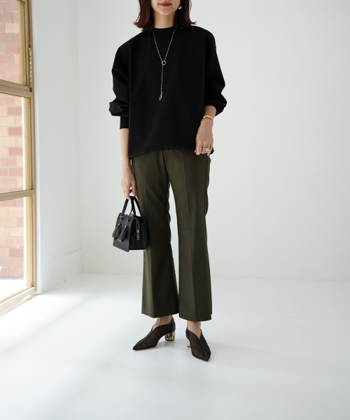 CIEL'AIR(シエルエアー)の「Back Slit Trouser(その他パンツ・レディース・ブラウン/カーキ・M/L)」の10枚目の写真