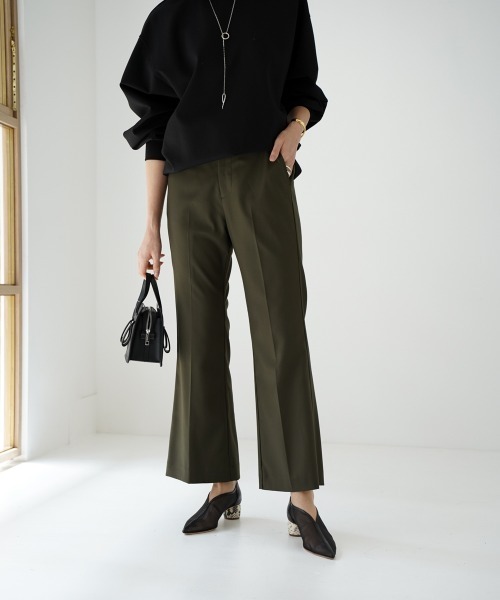 CIEL'AIR(シエルエアー)の「Back Slit Trouser(その他パンツ・レディース・ブラウン/カーキ・M/L)」の12枚目の写真