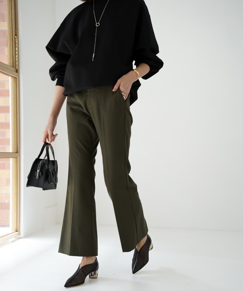 CIEL'AIR(シエルエアー)の「Back Slit Trouser(その他パンツ・レディース・ブラウン/カーキ・M/L)」の13枚目の写真