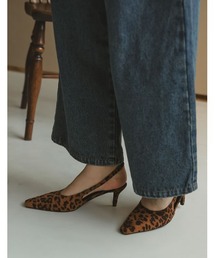 Re:EDIT | [神山まりあさん着用][2024AW SHOES COLLECTION][販売数1千足突破！][大きいサイズ有]バックストラップスクエアトゥミュールパンプス(パンプス)