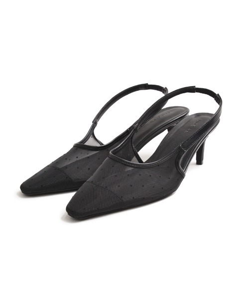Re:EDIT（リエディ）の「[神山まりあさん着用][2024AW SHOES COLLECTION][販売数1千足突破！][大きいサイズ有]バックストラップスクエアトゥミュールパンプス（パンプス・レディース・ゴールド/シルバー/ドット/ホワイト/ブラック/ボルドー/キャメル/レオパード・LARGE/X-LARGE/MEDIUM/SMALL/XX-LARGE）」の8枚目の写真