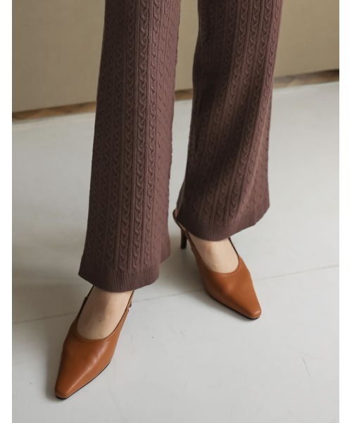 Re:EDIT（リエディ）の「[神山まりあさん着用][2024AW SHOES COLLECTION][販売数1千足突破！][大きいサイズ有]バックストラップスクエアトゥミュールパンプス（パンプス・レディース・ゴールド/シルバー/ドット/ホワイト/ブラック/ボルドー/キャメル/レオパード・LARGE/X-LARGE/MEDIUM/SMALL/XX-LARGE）」の20枚目の写真