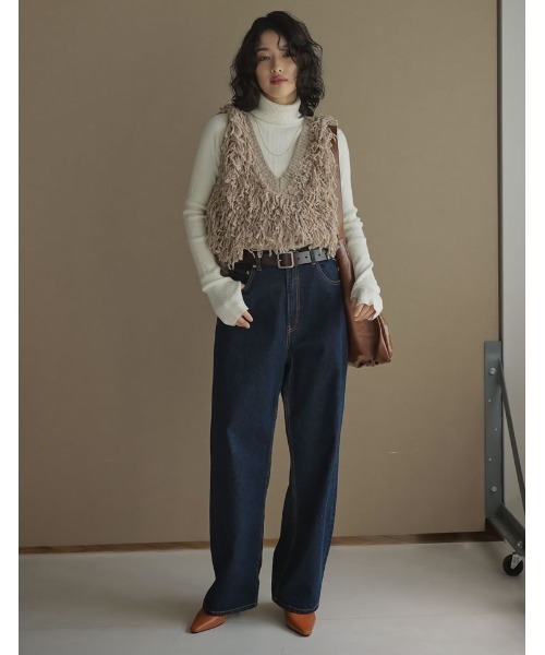 Re:EDIT（リエディ）の「[神山まりあさん着用][2024AW SHOES COLLECTION][販売数1千足突破！][大きいサイズ有]バックストラップスクエアトゥミュールパンプス（パンプス・レディース・ゴールド/シルバー/ドット/ホワイト/ブラック/ボルドー/キャメル/レオパード・LARGE/X-LARGE/MEDIUM/SMALL/XX-LARGE）」の18枚目の写真