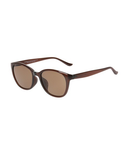 Zoff（ゾフ）の「【Web限定】ウェリントン型 サングラス｜軽量｜偏光レンズ｜Zoff（サングラス・レディース・ブラウン/ブラック・FREE）」の10枚目の写真