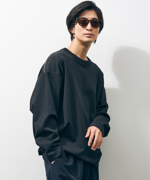Zoff（ゾフ）の「【Web限定】ウェリントン型 サングラス｜軽量｜偏光レンズ｜Zoff（サングラス・レディース・ブラウン/ブラック・FREE）」の11枚目の写真