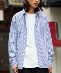 FREAK'S STORE | NEW LOOSE FIT BROAD RC SHIRT LS/ニュー ルーズフィット ブロード レギュラーカラーシャツ ロングスリーブ(シャツ/ブラウス)