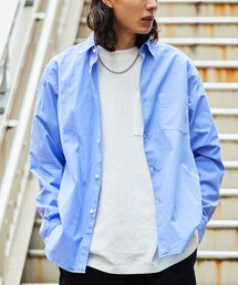 FREAK'S STORE | NEW LOOSE FIT BROAD RC SHIRT LS/ニュー ルーズフィット ブロード レギュラーカラーシャツ ロングスリーブ(シャツ/ブラウス)