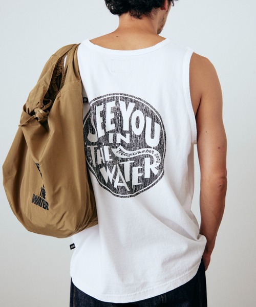 MAGIC NUMBER（マジック ナンバー）の「【MAGIC NUMBER】SEE YOU IN THE WATER XV US COTTON TANK（タンクトップ・メンズ・ミント/パープル/ホワイト/ブラック・MEDIUM/LARGE/X-LARGE）」の7枚目の写真