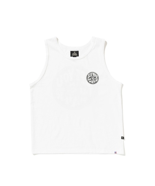 MAGIC NUMBER（マジック ナンバー）の「【MAGIC NUMBER】SEE YOU IN THE WATER XV US COTTON TANK（タンクトップ・メンズ・ミント/パープル/ホワイト/ブラック・MEDIUM/LARGE/X-LARGE）」の14枚目の写真