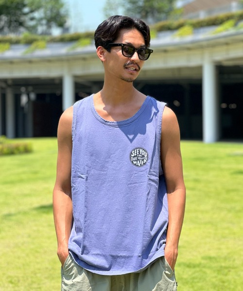 MAGIC NUMBER（マジック ナンバー）の「【MAGIC NUMBER】SEE YOU IN THE WATER XV US COTTON TANK（タンクトップ・メンズ・ミント/パープル/ホワイト/ブラック・MEDIUM/LARGE/X-LARGE）」の16枚目の写真