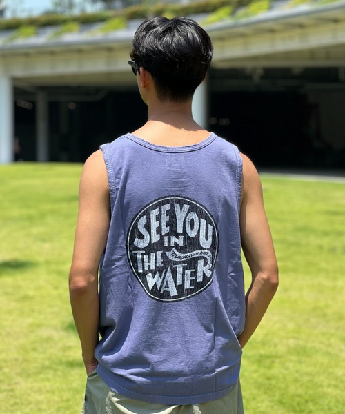 MAGIC NUMBER（マジック ナンバー）の「【MAGIC NUMBER】SEE YOU IN THE WATER XV US COTTON TANK（タンクトップ・メンズ・ミント/パープル/ホワイト/ブラック・MEDIUM/LARGE/X-LARGE）」の20枚目の写真