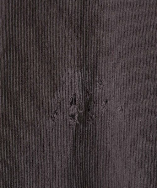 JEANASIS（ジーナシス）の「ヘビークラッシュリブロンTEE/109942（T