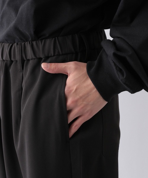 RAGEBLUE（レイジブルー）の「【LUXURY+EASY】DRAPE WIDE PANTS/ラグイージー/ドレープワイドパンツ（スラックス・メンズ・ブラウン/ブルー/グレー/ブラック/ライトグレー・LARGE/SMALL/MEDIUM）」の18枚目の写真